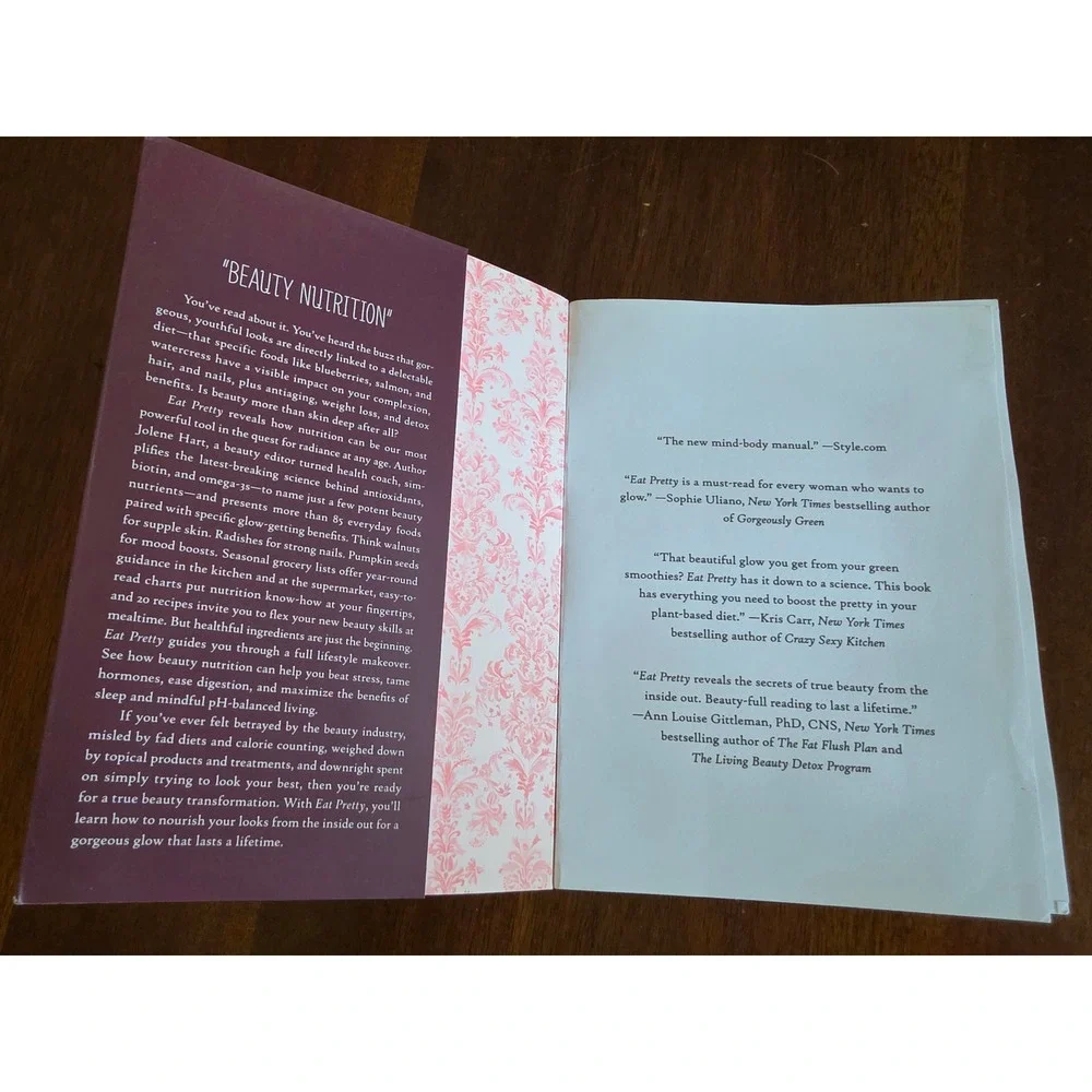 Eat Pretty Nutrition for Beauty Inside and Out Jolene Hart Cookbook Paperback